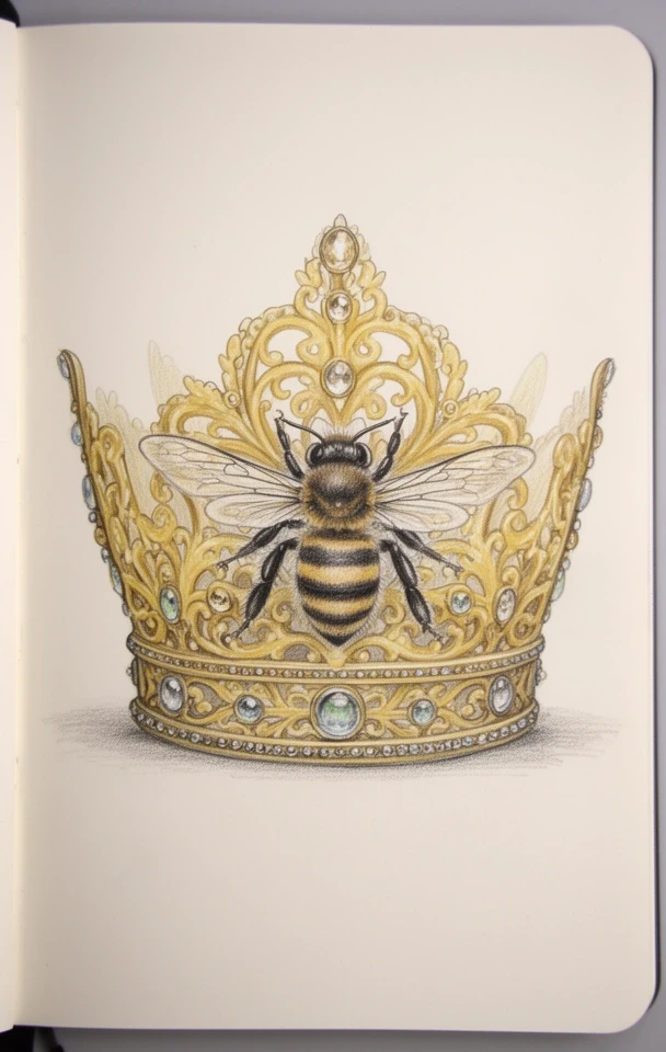 Queen bee crown concept art